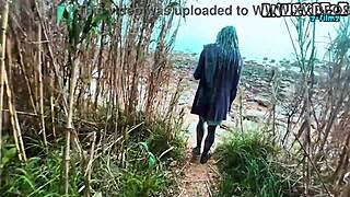 ever tried a public blowjob from a petite goth punk with pierced nipples ending in facial cumshot?