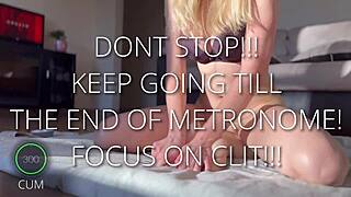 Julia guides women through masturbation joi contest to scissoring orgasm on real doll ride