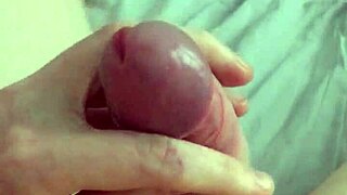 Thick ropes of cum blast out in massive cumshot explosion finale