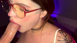 whoa this cute tattooed teen takes deepthroat on big cock with rough outdoor face finish