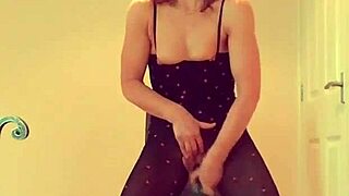 imagine lilithalgol in bodystocking heels inserting till she orgasms standing