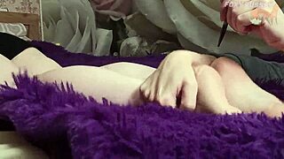 Think you can handle tickling her skinny feet while dominating that narrow ass?