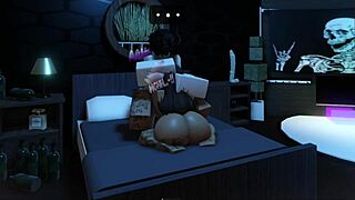 roblox elf slut whore begs hard for my thick cock creampie