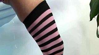 Naughty Webcam Girl Pisses While Sucking Cock in Hardcore POV Contest