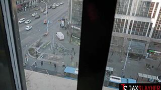 angelika grays spreads cheeks for bbc pounding her tight blonde asshole deep and rough