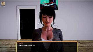 stepfamily game heats up with small tits teased in my new family 327