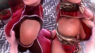 video game sluts get roughed up in this big tits pov compilation