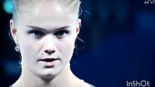 Perfect Ass Gymnasts in High Heels Show Off Bent Over Bodies