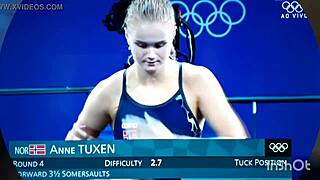 Perfect Ass Gymnasts in High Heels Show Off Bent Over Bodies