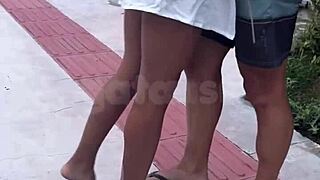 Casada safada bends over for black stud's monster cock while cuck films