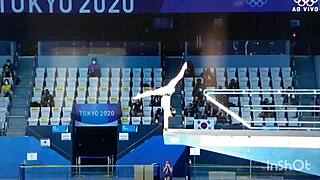 Perfect Ass Gymnasts in High Heels Show Off Bent Over Bodies