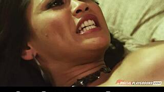 imagine this hot asian masseuse taking that big dick deep