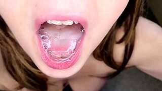 Busty Brit Milf Gulps Down Three Massive Cum Loads Non-Stop!