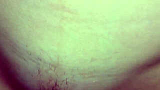 Wife moans loud getting fingered then creampied deep inside