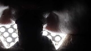 Ever wonder how deep that juicy teen pussy takes rough cock close-up?