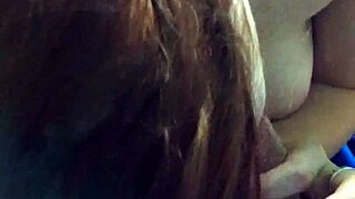 damn this amateur redhead sucks dick so good pov