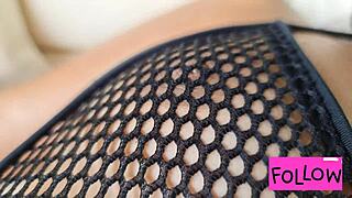 stranger squeezes my shaved pussy outdoors, fingers and plays with my body everywhere 😏🌳💦