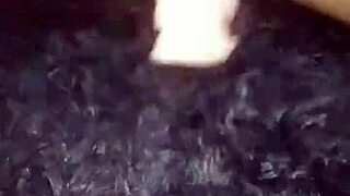 latina babe plays with dildo in room teasing her natural tits