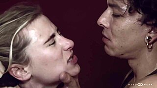 😈 lindsey cruz gets 2banged hard in doggystyle double penetration cowgirl! 🔥