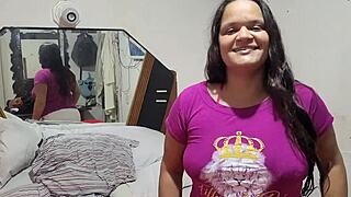 oh man my latina girl's hairy pussy and big ass get bronzed in the sun all day