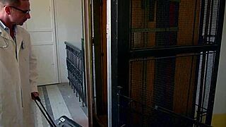 doctor bends over two tattooed teen coeds luna rival fucks them doggystyle in hospital quickie