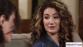 Big tits lesbian babe facesits busty arab delivery crew!!