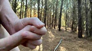 wanna see me flash my pussy then cum hard outdoors in the forest like a crazy exhibitionist?