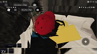 puffles sucks cock and gets pussy fucked hard by experienced guy with handjob and big ass bouncing