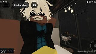 puffles sucks cock and gets pussy fucked hard by experienced guy with handjob and big ass bouncing