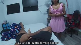 hey desperate stepmom leyne rodriguez needs help with her new job huh subtitles in portuguese