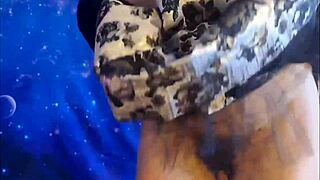 💪 muscled hairy fitness babe's big clit toy compilation 😍