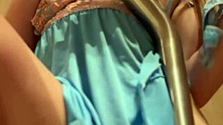 redhead neighbor gets birthday gift from guy next door in uncensored homemade fun