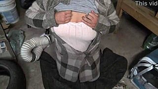 pervy dude in basement gets french teen beurette to swallow his cum after hot blowjob—wanna watch?!