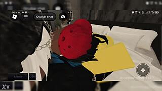 puffles sucks cock and gets pussy fucked hard by experienced guy with handjob and big ass bouncing