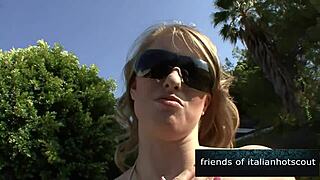 Very Horny Blonde Begs for Cum Deep in Her Hungry Mouth