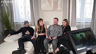 Scorned Eveline and Silvia Dellai's Furious DP Gangbang