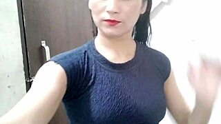 skinny indian milf bhabhi bent over doggystyle creampie fucked rough with loud orgasm moans