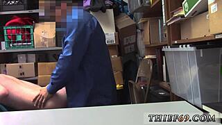 TEEN SKINNY BRUNETTE SUSPECT TRIES ANAL FIRST TIME WITH POLICE