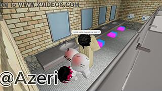 wanna watch me fuck my friend's fat ass with monster cock in public bathroom??