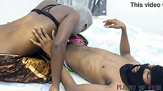 😍 skinny ebony teen craves bbc anal creampie doggystyle riding blowjob fingering!!