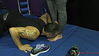 Meanbitch Gym Mistress London River Demands Ass Worship Face Sitting Ass Licking Slave Feet