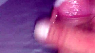 Man Achieves Explosive Tantric Orgasm by Poolside Cumshot