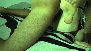 skinny latina girlfriend in ripped lingerie rides cock doggystyle