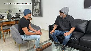 watch my wife swallow every drop after deepthroating my buddy's cock for liquid lunch