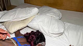 damn, her petite ebony pussy creamed nonstop on that bbc cowgirling till he dumped creampie deep inside her small waist