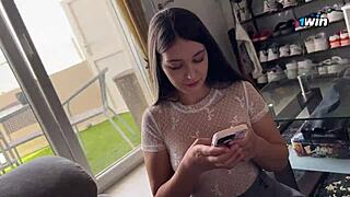 Step Sister Suck My Dick Now and Swallow Cum to Piss Off Ex!