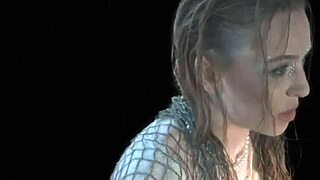 oh man this slutty mermaid madi collins with her big pussy lips and glasses fucks the seaman so hard in the office cosplay vr