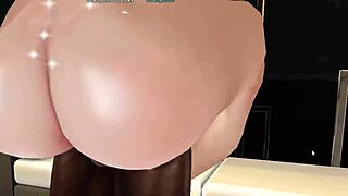 bimbo snowbunny with big ass big tits takes monster bbc pounding deepthroat creampie in imvu