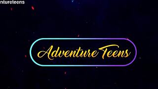 hot skinny latina maily presly takes balls-deep double penetration and intense anal pissing