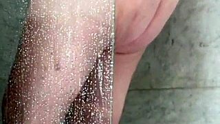 Wife caught masturbating with shower head to orgasm again?